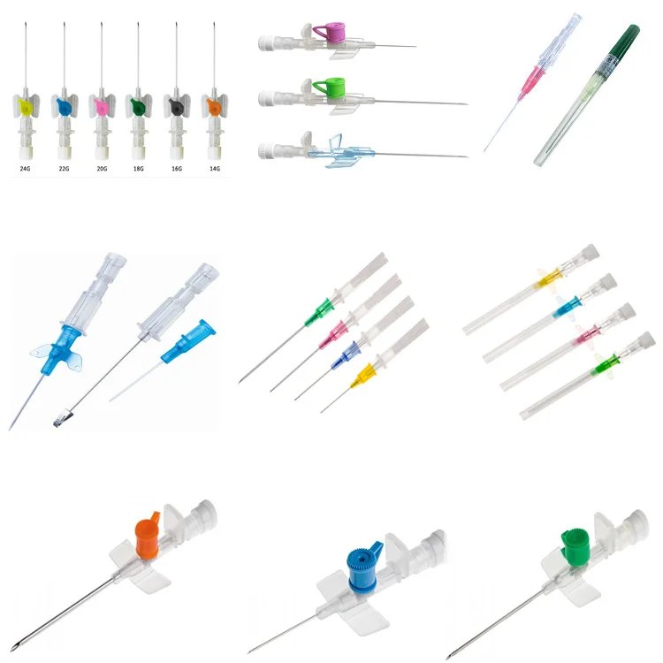 Iv Cannula China Disposable 24G Butterfly Type Iv Cannula Catheter Iv With Wing