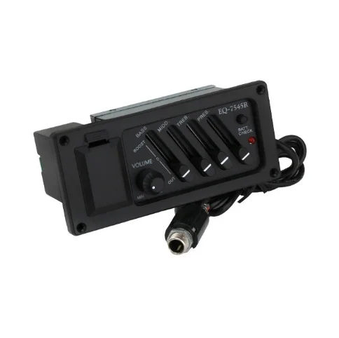 EQ-7545R Acoustic Guitar Preamp Pickup 4-band adjustment EQ Equalizer