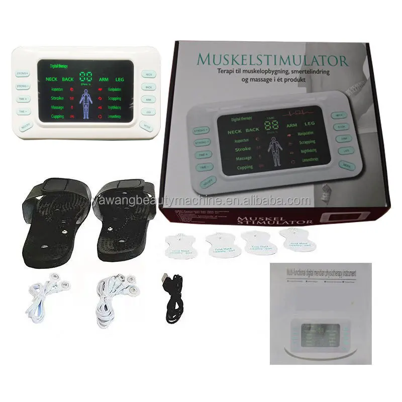 Multifunctional Color Screen Meridian Massager Electronic Pulse Medium Frequency Physiotherapy Device
