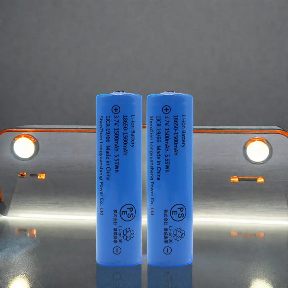 Wholesale high quality lithium ion batteries 18650 battery 1500mah pin 18650 battery pack