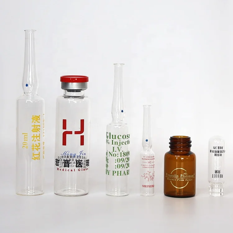  GMP Manufacturer Pharmaceutical Bottles 1ml 7ml 10ml Glass perfume