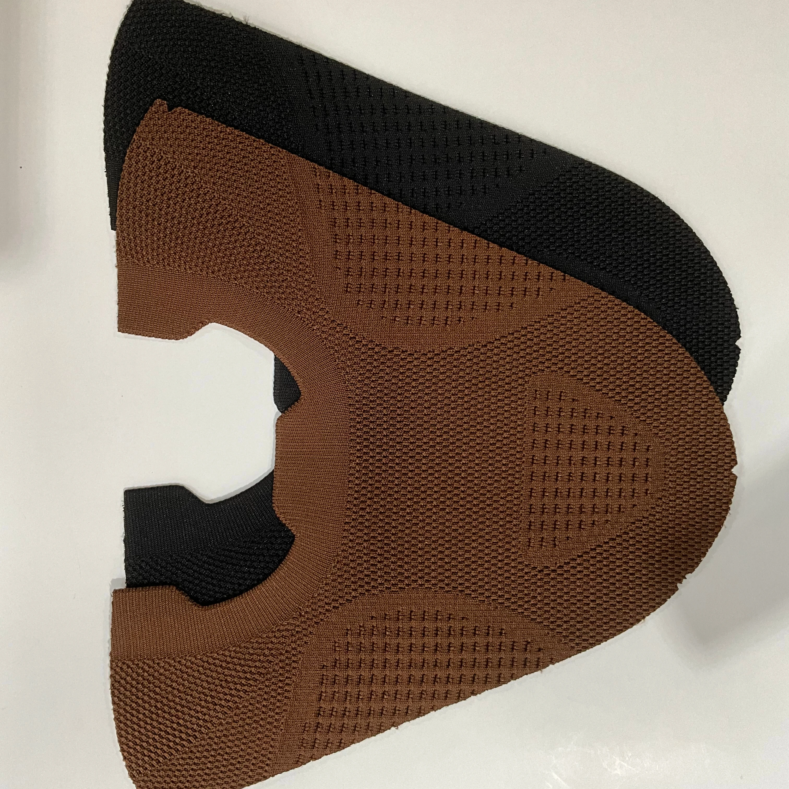 Hot Selling Custom Logo Casual Shoes Soft and Breathable Semi-Finished Vamp Mesh and Cotton Fabric Upper for Sports