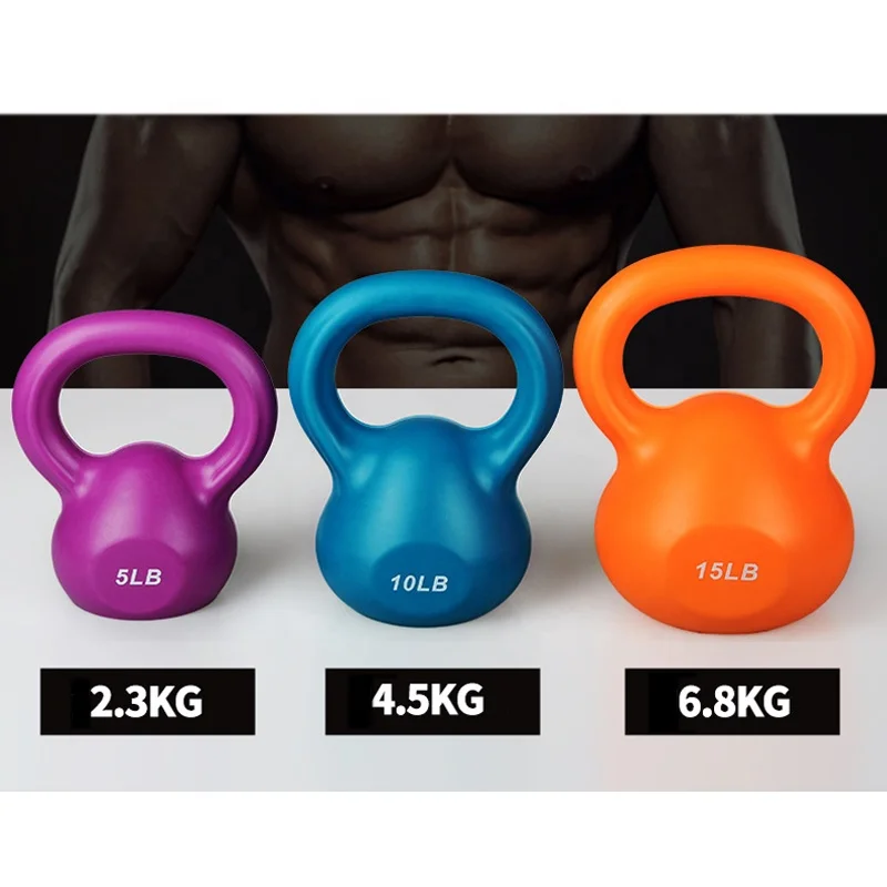Factory Low MOQ New Professional Home Use Durable Fitness Equipment Accessory Adjustable Gym Kettlebell Set