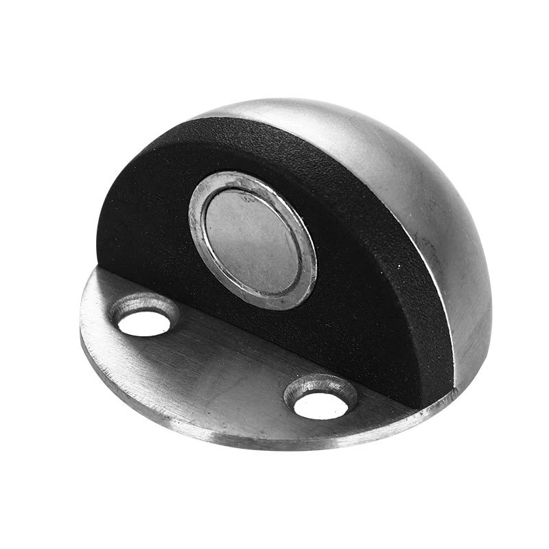 stainless steel door ground suction catch non punch bedroom door stopper with powerful suction magnetic door catch for bathroom