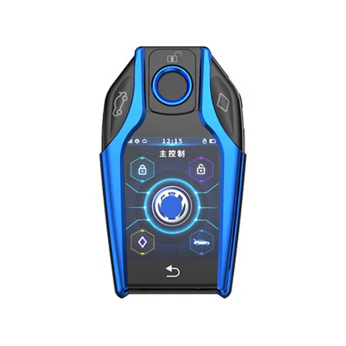 drop shipping remote led LCD control mobile app control close car auto unlock and leave car auto door lock Smart Lcd car key