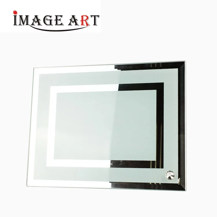 BL-04 3D сублимирующе покрытая прямоугольная стеклянная фоторамка 180*230*5 мм 25 шт/картонная