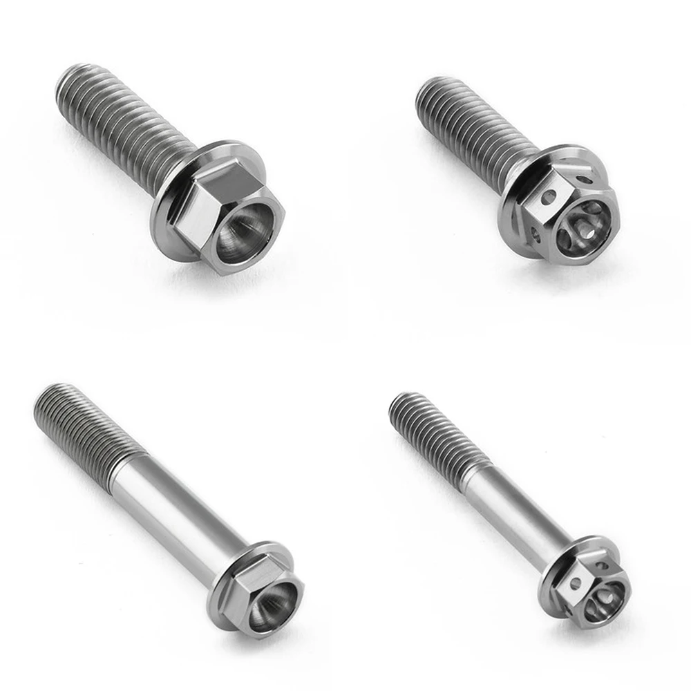 Baoji Racing Miniature Ultrasonic Ktm Gr5 Torx Flange Motorcycle M3 M4 M8 Titanium Screws