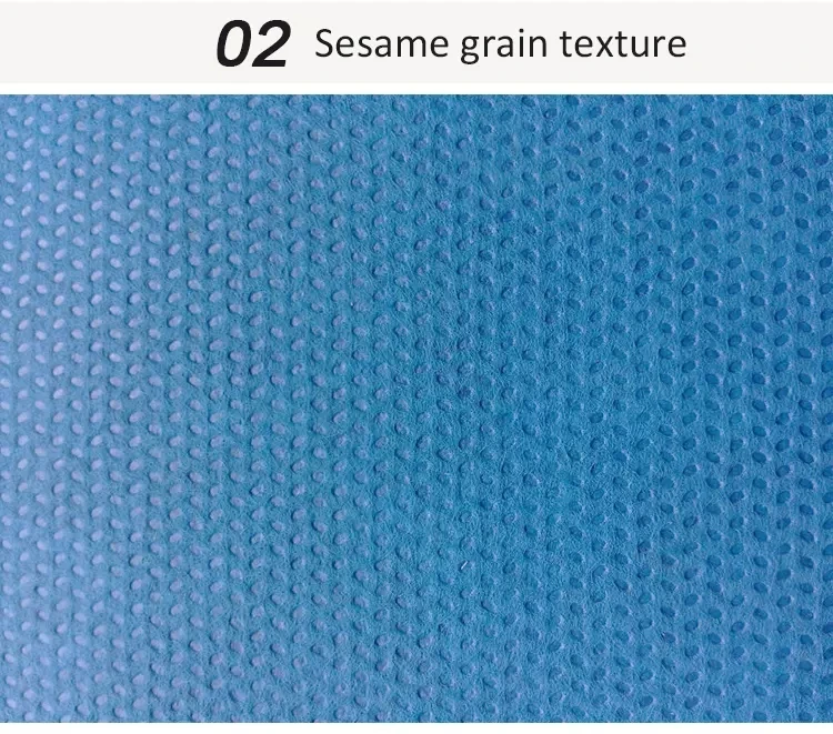 25-100gsm Disposable Breathable Non-woven Raw Material Fabric Bed Sheet Shoe Cover