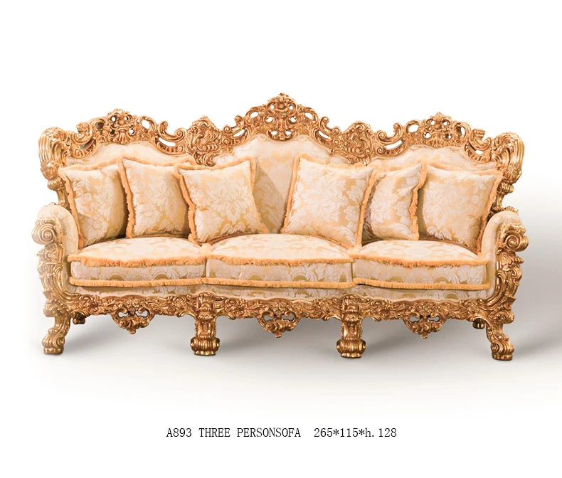 JS living room solid wood furniture high quality fabric for sofa