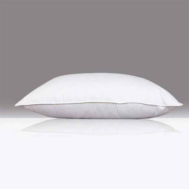 Wholesale goose duck down feather bed pillows premium cervical pillow luxury long pillow