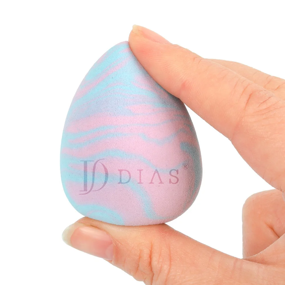 Wholesale Super Soft Vegan Marble Beauty Egg Blending Custom Logo Latex Free Facial Foundation Sponge Makeup Blender Sponge