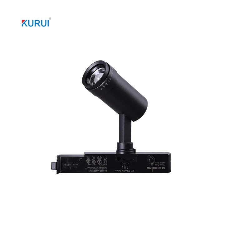 On Sale Lighting Fixtures Cob Led Track Light With Three-Wire Zoom Guide Spotlights Rotary Dimming