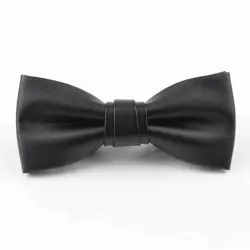High Quality Classic PU Pattern Leather Ties Butterfly Wedding Party Bowtie Solid Color Pu Leather Noble Bow Tie