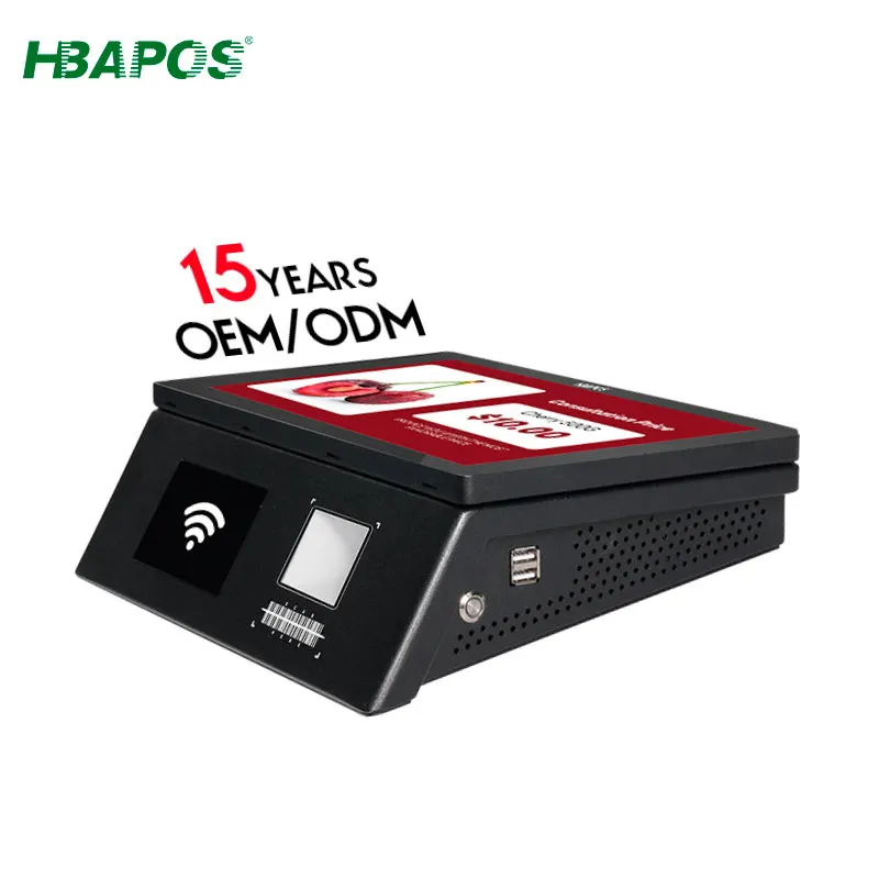 Q1CX  Best New Price Check 11.6Inch Built in 2D Scanner Check Price Machine on Wall