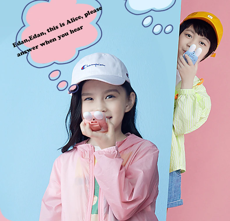 New walkie talkie toy children play Child Portable Two Way Radio 3km Walkie Talkie For kids Camping/ Family/Children Gift