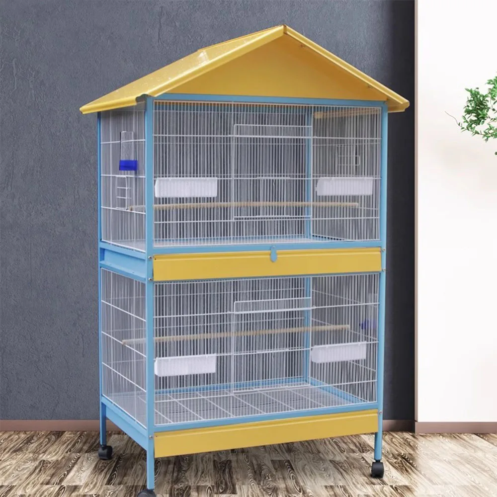 Outdoor High quality Bird House and Large Iron  Wire Large Portable Big Budgie, cockatoo, sunparrot, Mynah Birdcage