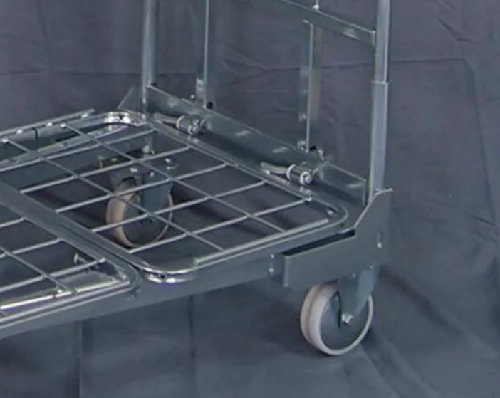 BHK10 2-сторонний складной контейнер с оцинкованной проволочной сеткой