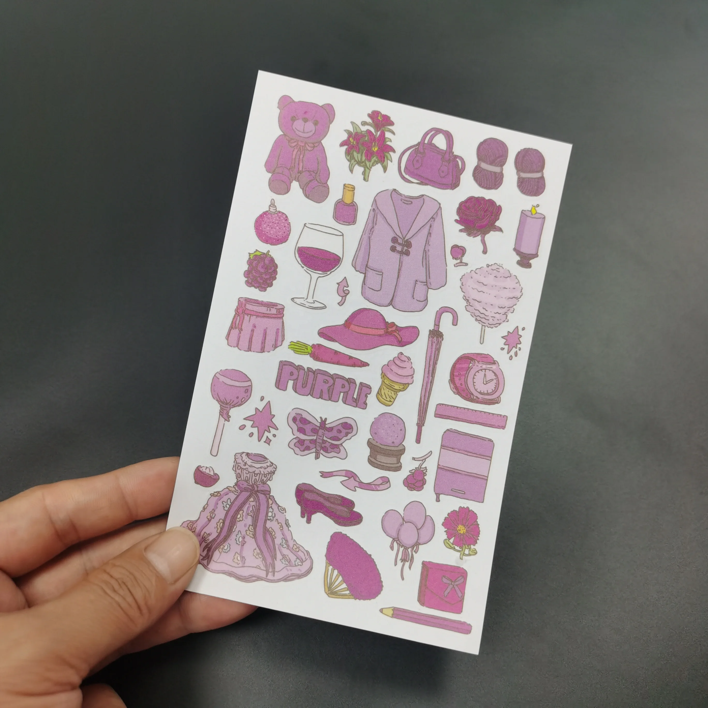 Custom Personalized Adhesive Vinyl Cheap Kids Sticker Sheet Individual Die Cut Promotion Sticker Labels
