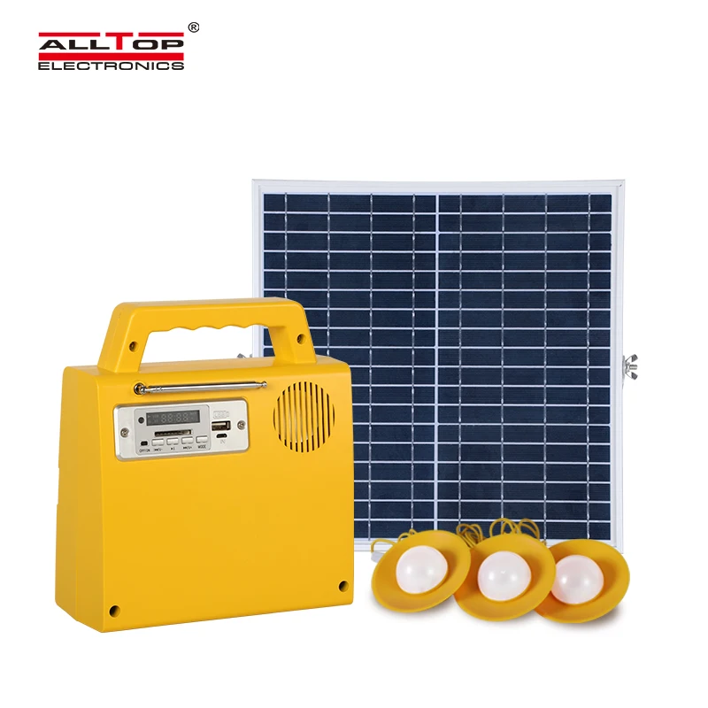 Portable Power Supply 20W Small Portable Solar Home Generator Mini Solar Energy Systems With Light And Radio