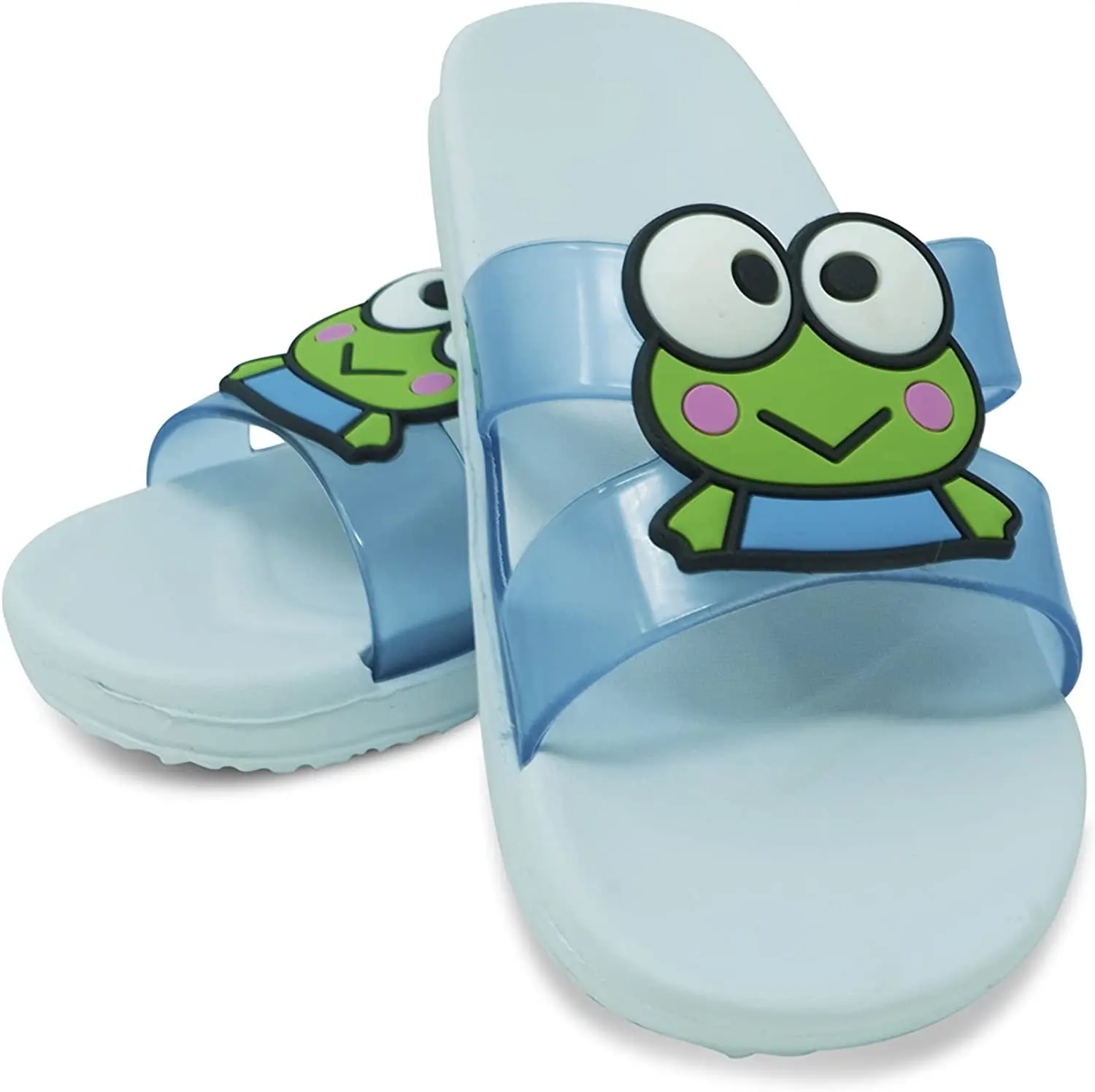 FREE SAMPLE Kids Slide Sandals - Stylish Little Frog Anti-Slip Bath Shower Open Toe Slippers Bathroom Pool Beach Kids Shoes