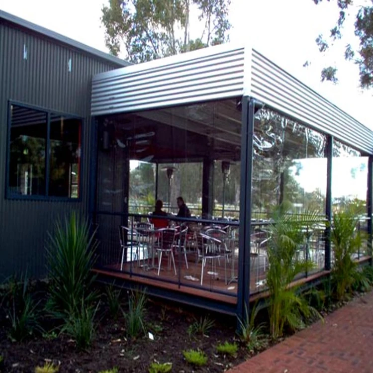 Wholesale pvc waterproof  roller blinds  clear pvc outdoor patio blind customized roller blind