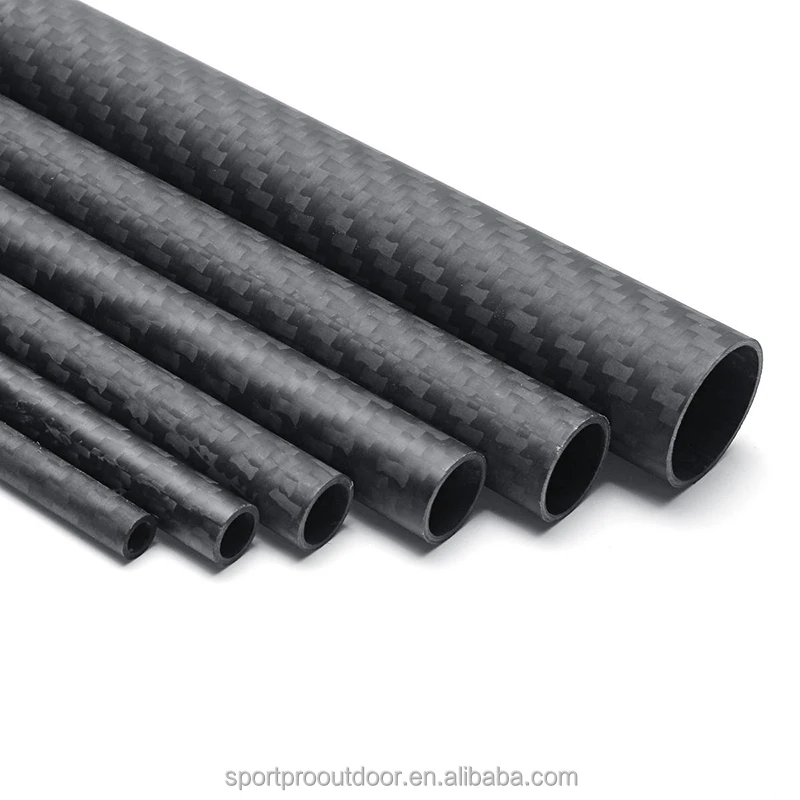 Lightweight Carbon Fiber Rod 20mm 18mm 22mm 26mm 40mm 3K Carbon Fiber Pole Tube