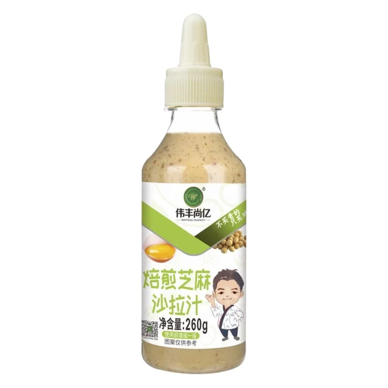 Manufacturer sale Roasted Sesame Seasoning Salad Sauce 260g/bottle