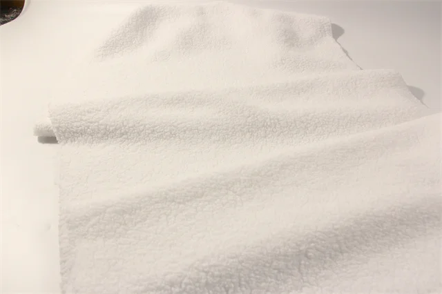 2022 Hot Sale Product 100% Polyester Plain Imitated Cotton Sherpa Shu Velveteen Fleece Fabric For Blanket