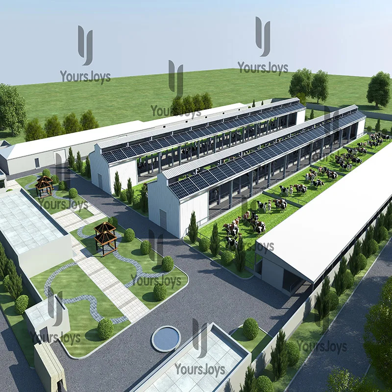 High quality customizable durable steel structure suitable for cowshed steel structure