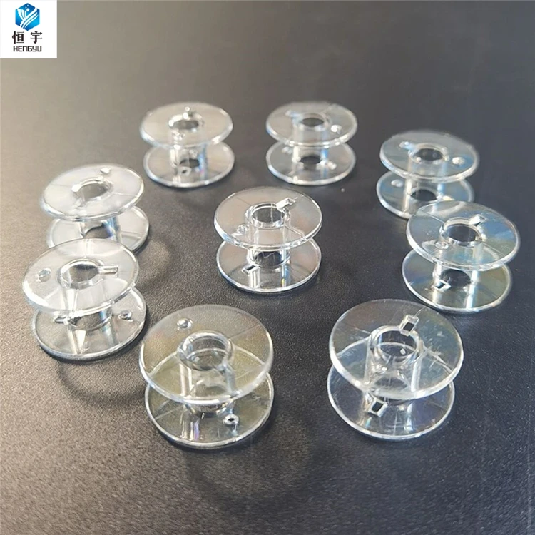 Custom ABS PS PC color&size Small Plastic Bobbins /Plastic Wire Spool for silk ribbon