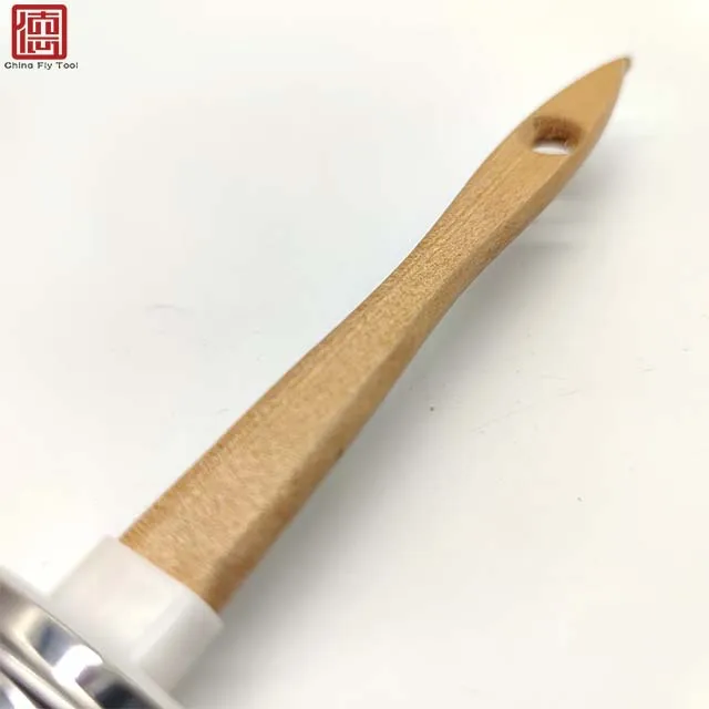 CTWHPB055  High quality factory price varnished beech rosy filament chalk paint brushes and detailing brush