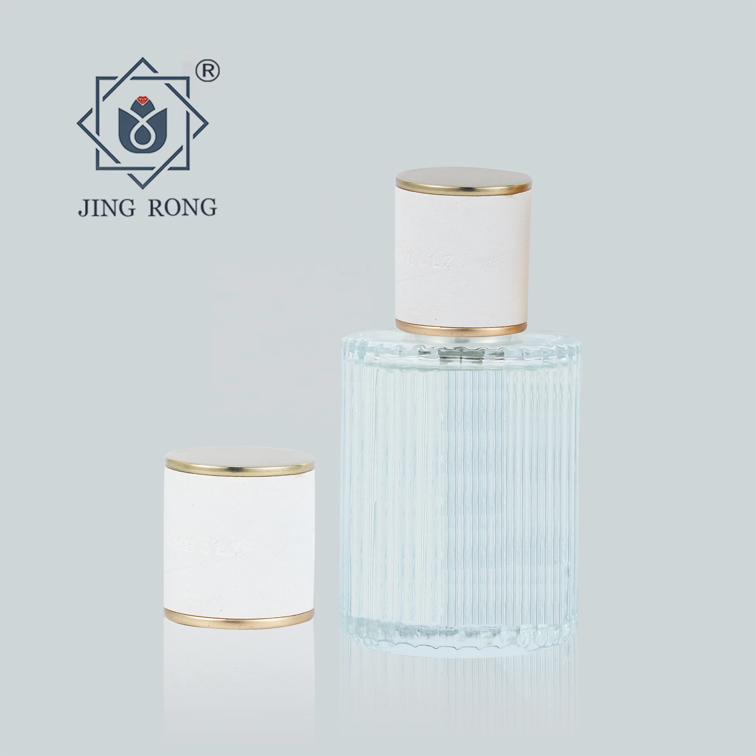 Custom silver perfume lid parfum magnet cap gold