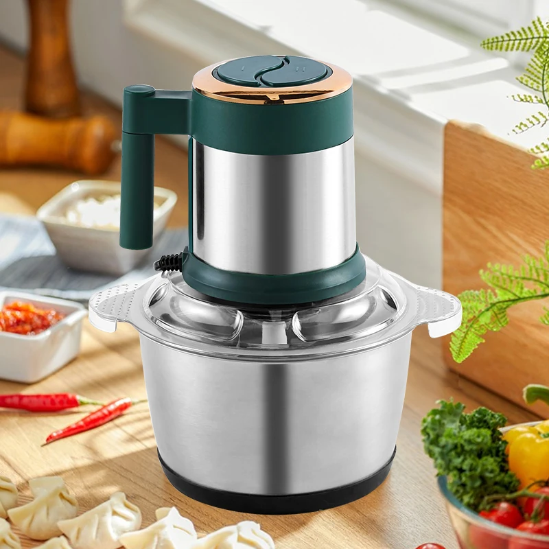 3000W Sale Meat Grinder 2In 1 The Brown Stainless Steel Blender Electric Vegetable And Meat Grinder