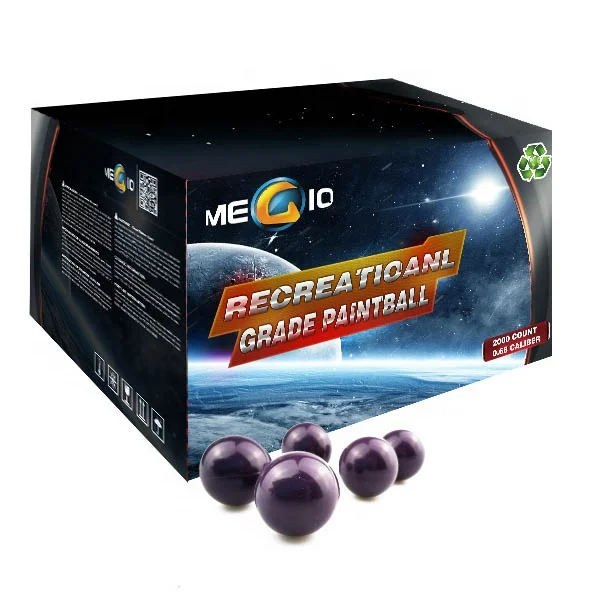 0.68 Caliber Outdoor Team Sport Shooting Paintballs Biodegradable Colorful Paintball Solid Paintball for tippmann 98 wholesale