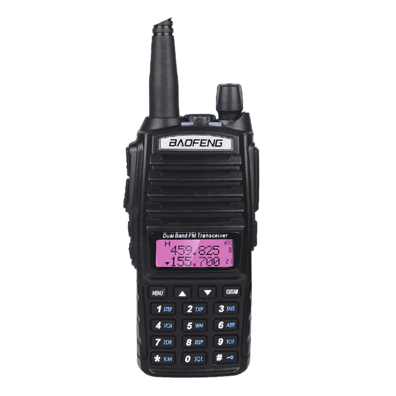 Рация дальнего действия Baofeng UV-82 2-PTT радиостанция 5 Вт портативная UV 82 для охоты UV-5R UV-S9 плюс двухстороннее радио