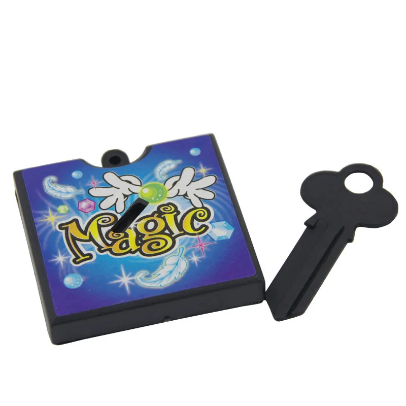 Key Through Coin Easy Magic Tricks Pieces Coin Prop Cool Secret Toys Magic Trick Box Illusion Magic Trick Sets