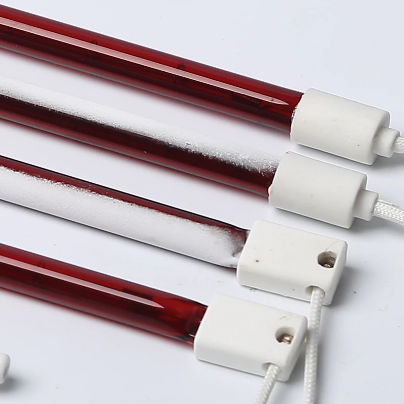 Halogen Drying Infrared Quartz Tube Heater Infra Red Heat Lamp Quartz Glass Infrared Lamp Paint Curing Lamp