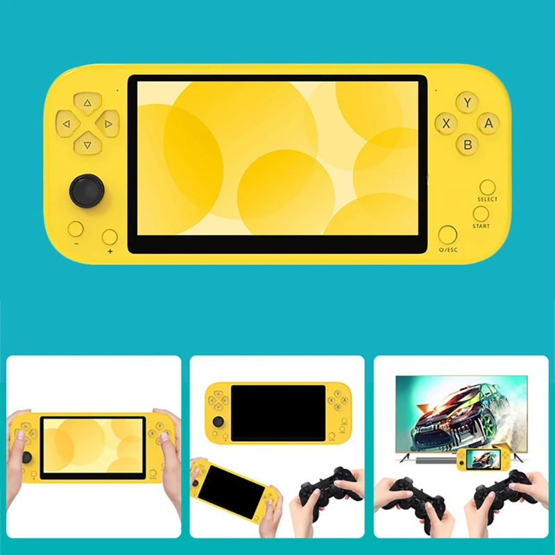 Latest TV Game Console X20 Handheld Portable Retro 5.1 inch classic game console Game Player For Psp
