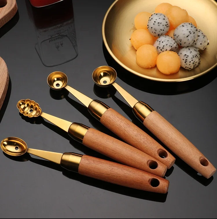 2024 summer new products stainless steel Scoop for Watermelon/fruit/ice-cream
