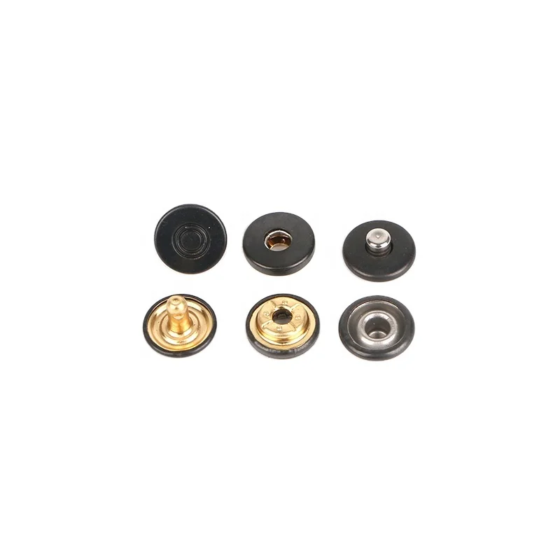 Snap Button Four Button Factory Custom Logo Manufacturing Metal Plating Copper Round Sustainable Stainless Steel for Leather