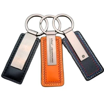 Travelpro Luxury Metal and Leather Keychain with Custom Logo Keychain Leather Keychain with PU for Souvenirs Gifts Wholesale