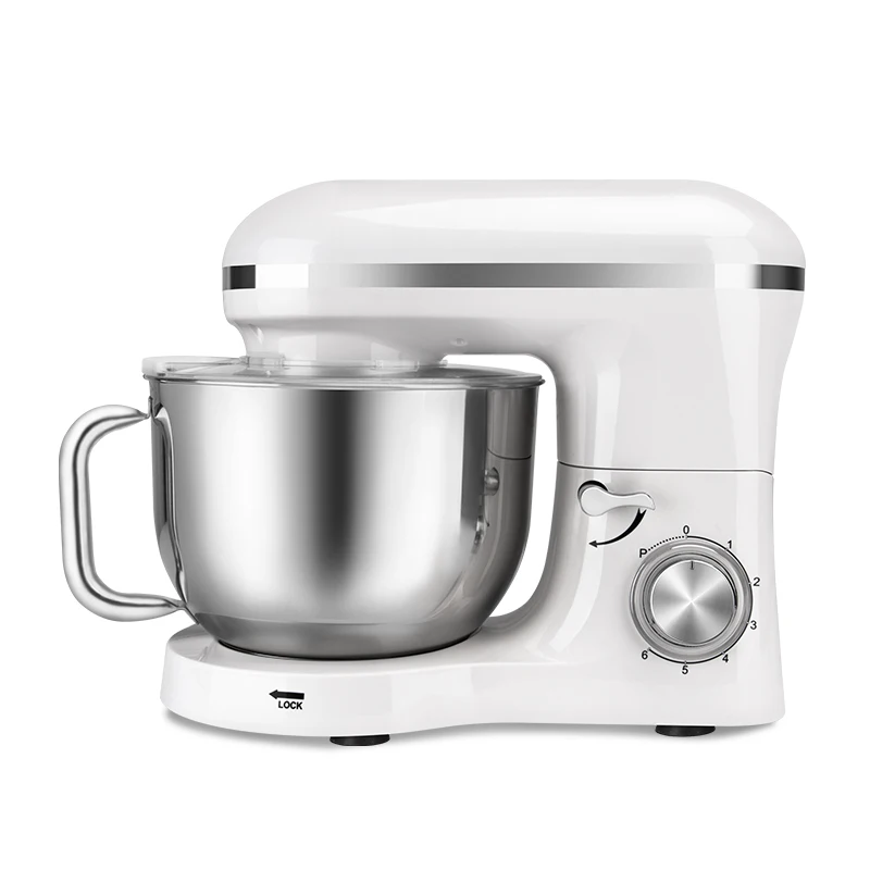 Wholesale 1400W Stand Mixer CE 5.5L Stainless Steel Bowl Dough Multifunction Kitchen Electric Food Mixers