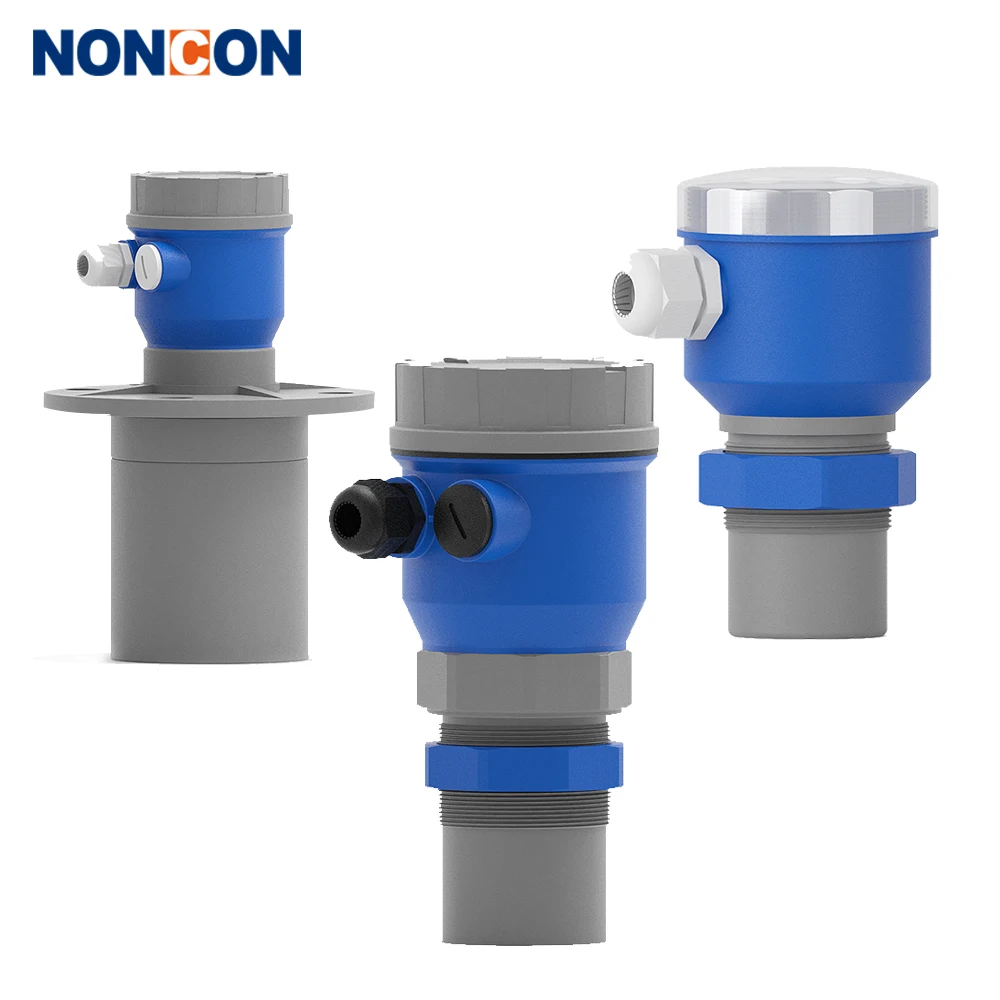 Factory 4-20ma boiler water level sensor Ultrasonic level transmitter Liquid Water Diesel Fuel Tank Level Meter Sensor