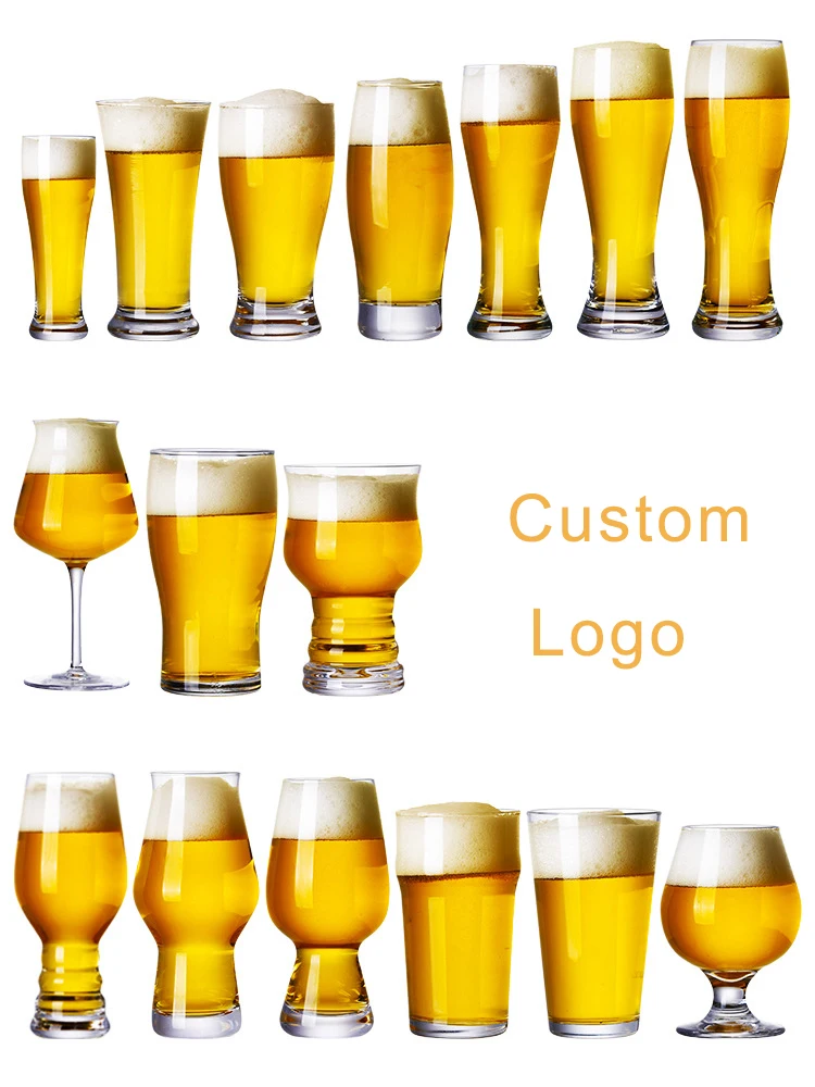 420 ML Craft Brews Classic Belgian Beer Glasses Tulip Beer Ale Tasting Glasses