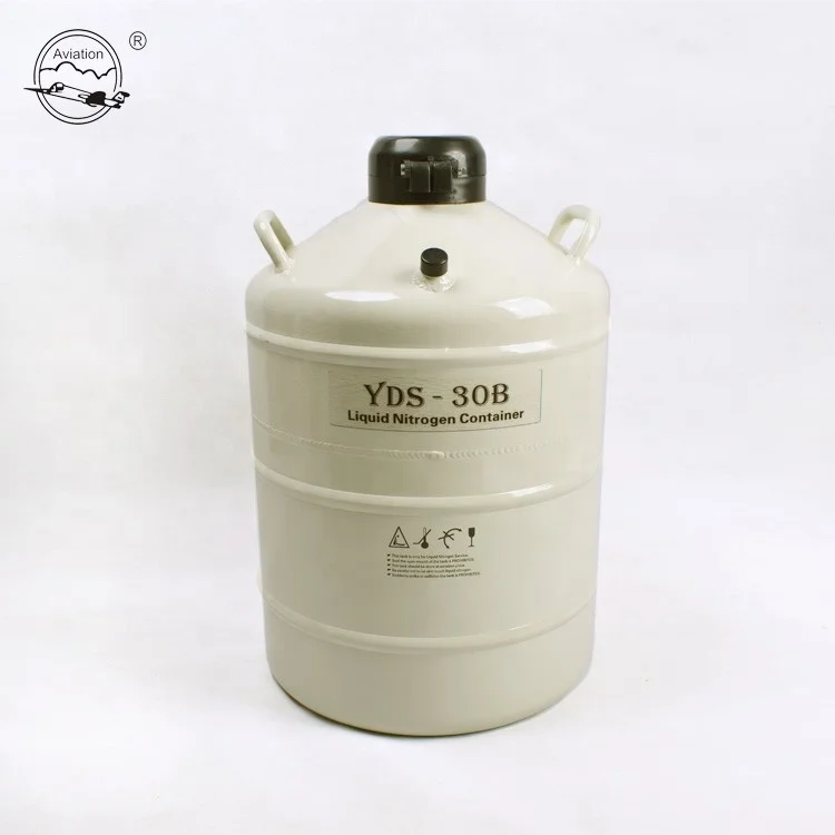 Sheep insemination artificial equipment 30L Double layers liquid nitrogen tank dewar