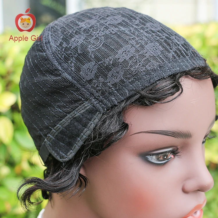 Pixie Wig Unprocessed Virgin Cuticle Aligned Hair 100% Human Hair Wigs for Black Women and Men #27 Color Honey Blonde Short Inch