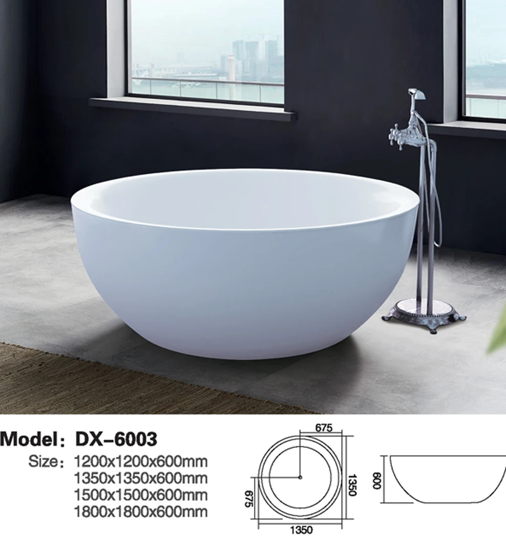 Bath Supplier Freestanding Bathtub Cheap Price Acrylic Bath Tub Dx6004