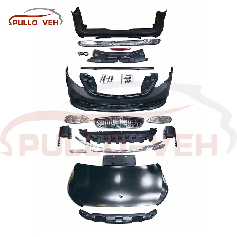 Hot selling car body kits for Mercedes Benz VITO V class V260 W447 upgrade to Maybach model with grille front and rear bumper