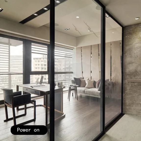 Rushui  High Clear Electronic Switchable Privacy Protection PDLC Smart Glass Film Switchable PDLC Smart Film