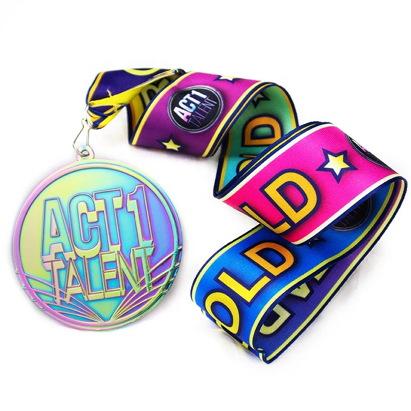 Custom Zinc Alloy Sport Dance Medal Colorful Plating medals sports dancing